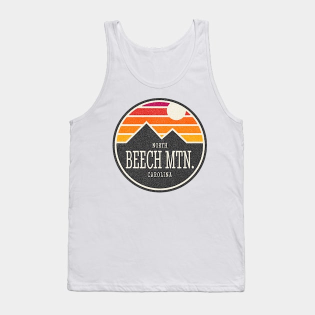 Visiting NC Mountain Cities Beech Mountain, NC Sunset Tank Top by Contentarama